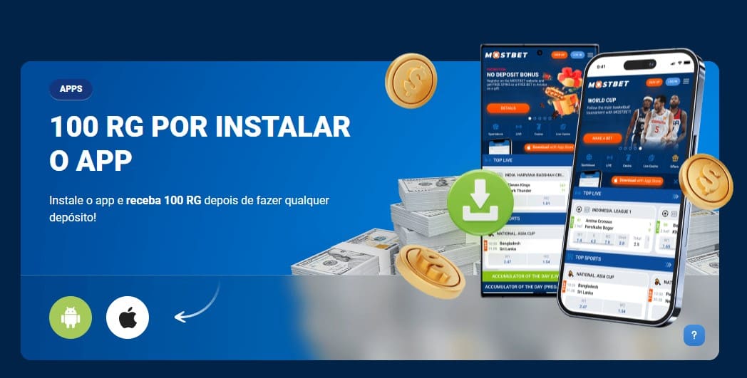 Bónus de aplicação móvel na Mostbet Brasil