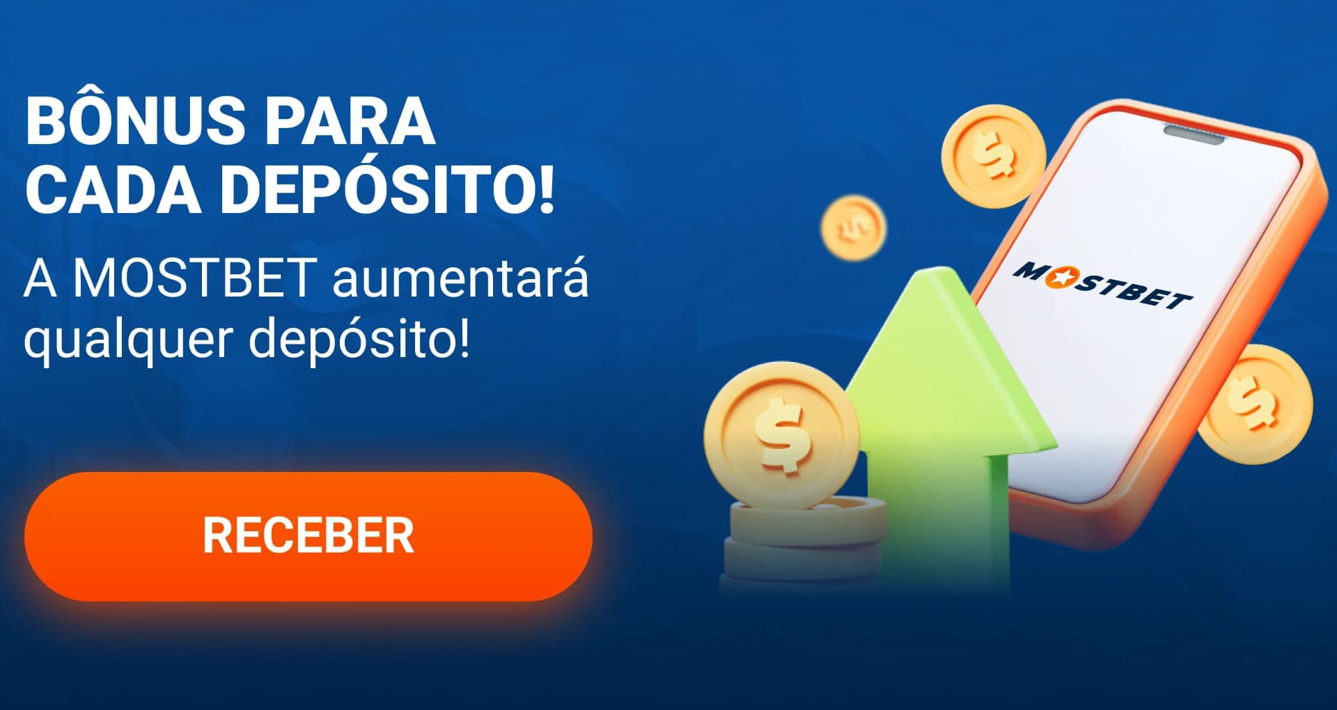 Bônus para cada depósito no cassino online Most Bet BR